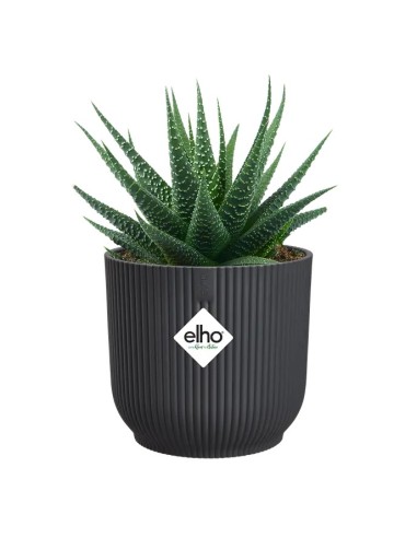 MACETA VIBES FOLD REDONDA MINI 7CM ANTRACITA