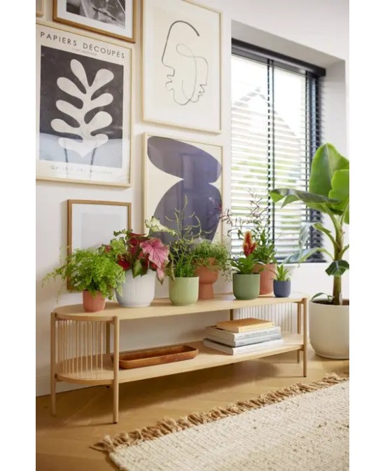 MACETA VIBES FOLD REDONDA MINI 7CM ANTRACITA