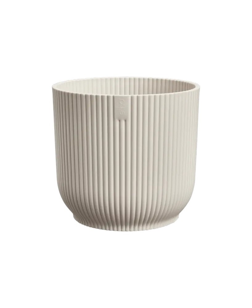 MACETA VIBES FOLD REDONDA MINI 7CM BLANCO LINO