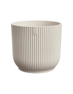 MACETA VIBES FOLD REDONDA MINI 9CM BLANCO LINO