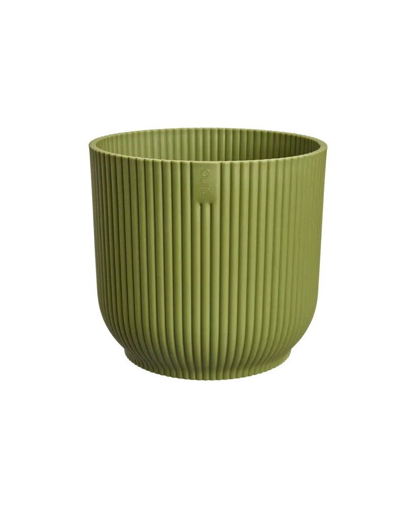 MACETA VIBES FOLD REDONDA MINI 9CM VERDE HELECHO