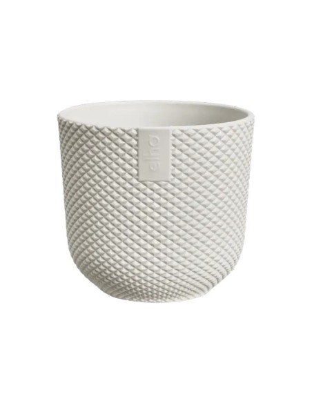 MACETA JAZZ REDONDA MINI 7CM BLANCO SEDA
