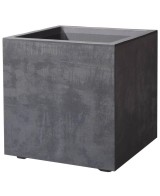 MACETA CUBO MILLENIUM RA 25CM ANTRACITA