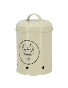 BOTE PARA AJOS  COLOR CREMA