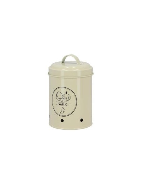 BOTE PARA AJOS  COLOR CREMA