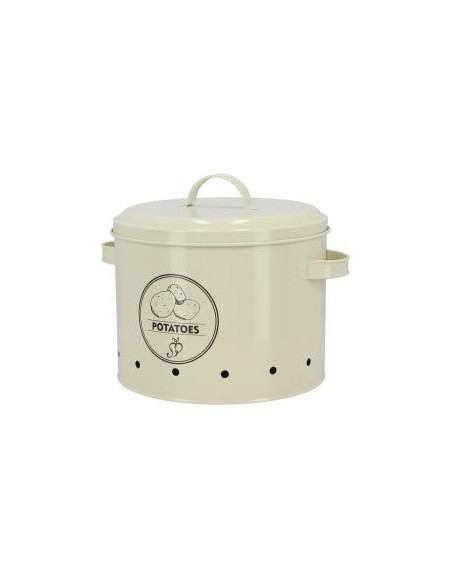 BOTE PARA PATATAS COLOR CREMA