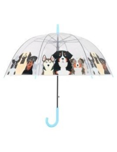 PARAGUAS TRANSPARENTE PERROS
