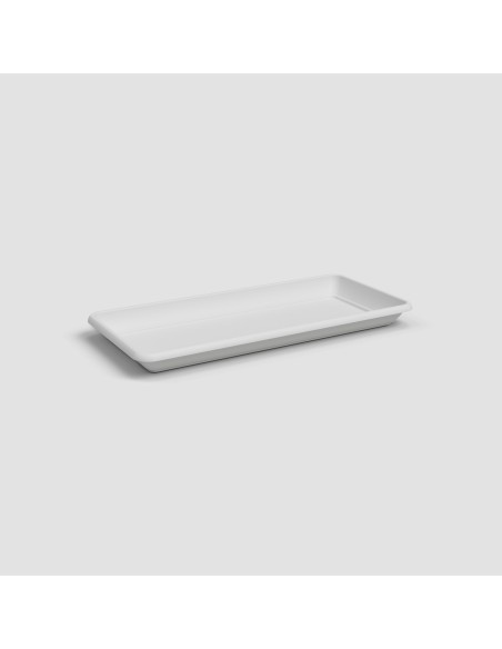 PLATO VENEZIA RECTANGULAR 80CM BLANCO