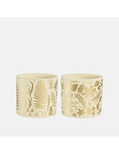 LEAF 2 14X13CM CREMA