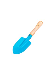 Pala Azul Metal con Mango de Madera MAD. STOCKER  Duradera y Ergonómica

