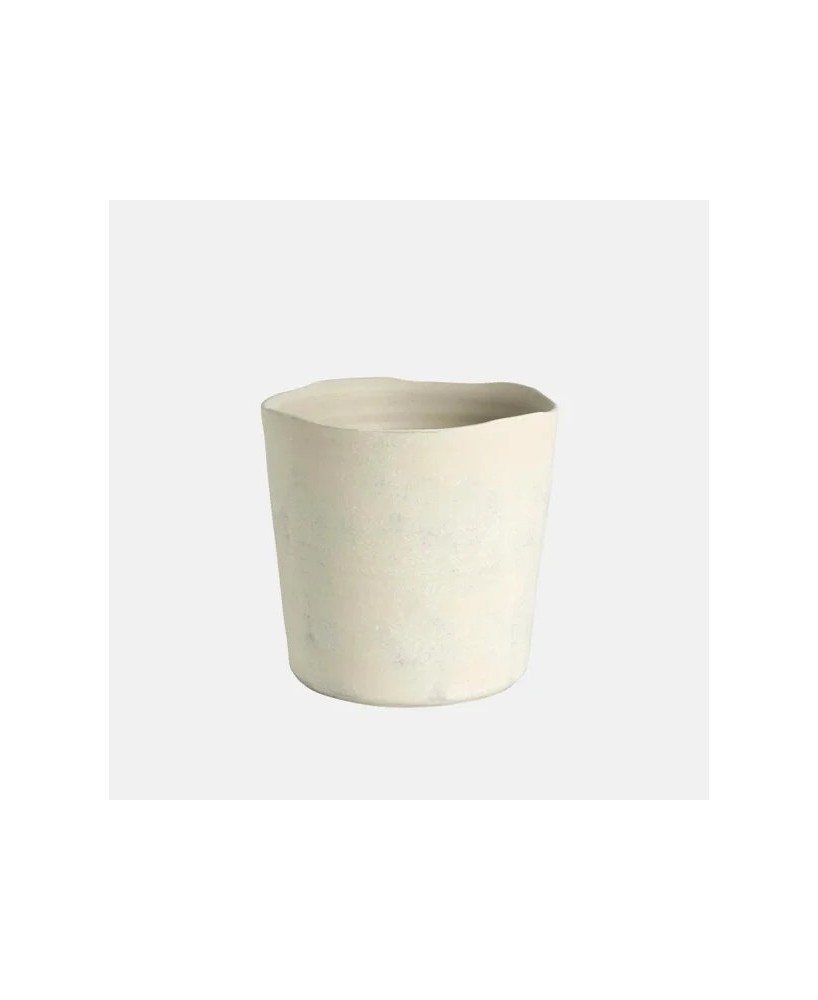 MACETA PIRAN 30X29CM BLANCO