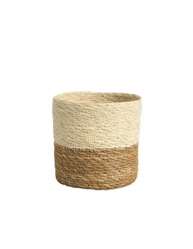 BASKET CEVINA 16X16CM NATURAL/BLANCO