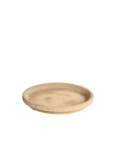 PLATO REDONDO DELTA 20X3CM  ANTIC TERRACOTA