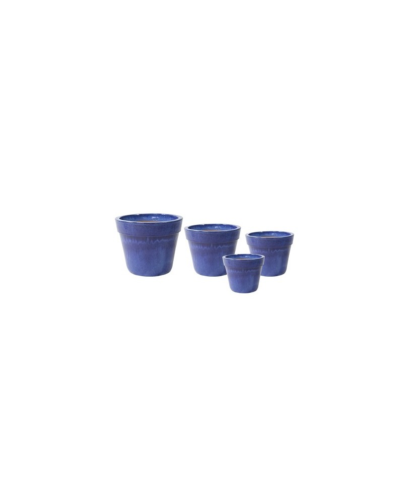 MACETA BASIC D38H30 FALLING AZUL