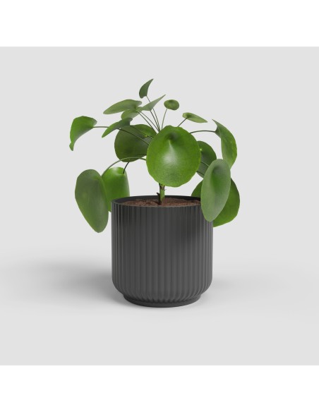 MACETA LUNA 19CM MA ANTRACITA