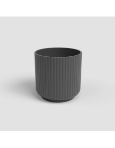 MACETA LUNA 13CM MA ANTRACITA