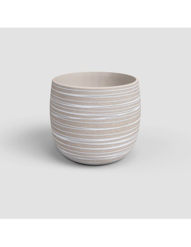 MACETA DORIS 25CM MA CREMA