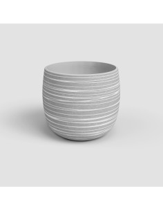 MACETA DORIS 25CM GRIS