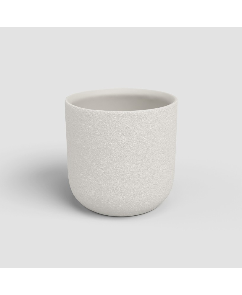 MACETA ATLAS 29CM MA CREMA