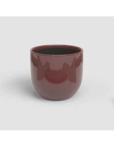 MACETA ARCADIA 23CM VD ROJO OSCURO