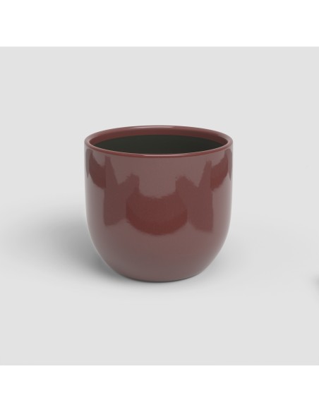 MACETA ARCADIA 20CM VD ROJO OSCURO