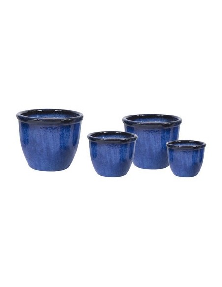 VASO ESMALTADO AZUL D60X50