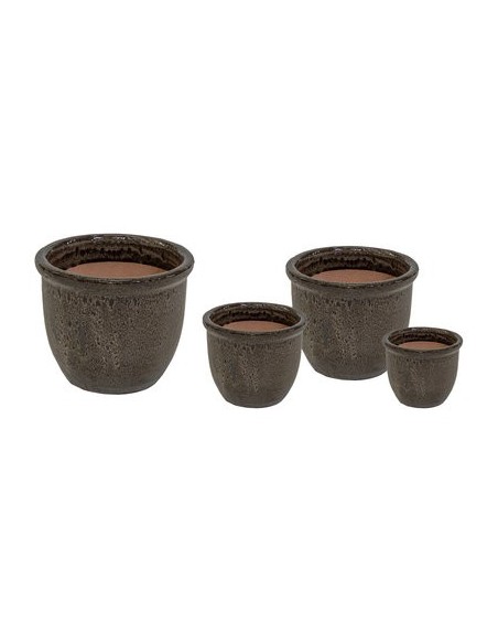 VASO FALLING MARRON D30H25