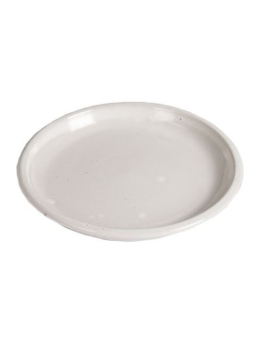 PLATO VIDRIADO BLANCO 45X5.5