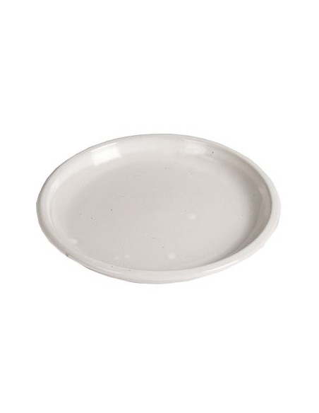 PLATO VIDRIADO BLANCO 45X5.5