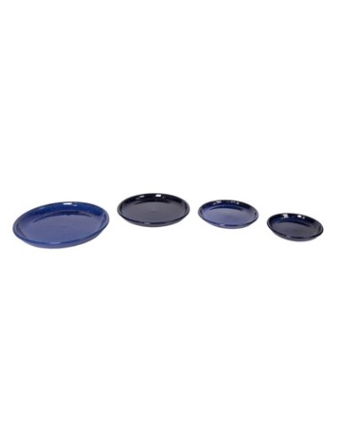 PLATO  CERAMICA   D45 H5.5 AZUL