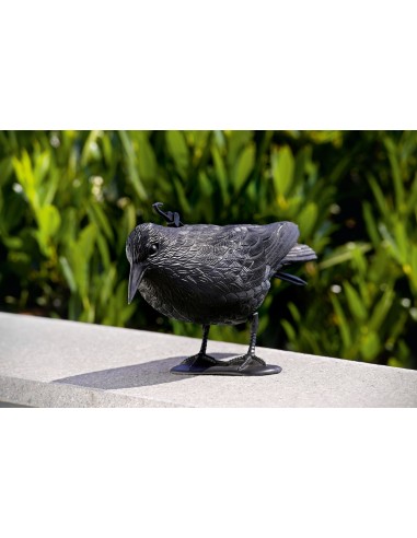 Cuervo Espantapájaros Stocker  Protección Decorativa para Jardín y Huerto

