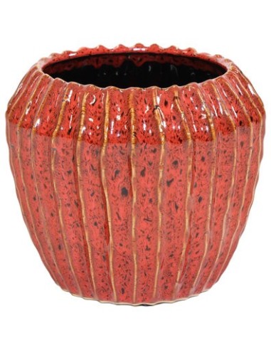CONE POT RUBY  D16.5H14