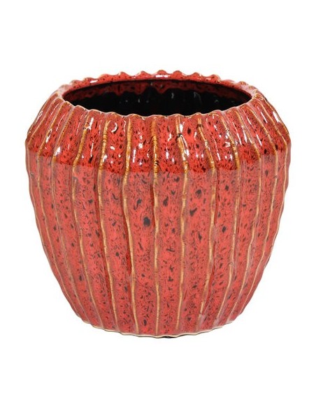 CONE POT RUBY  D16.5H14