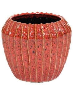 CONE POT RUBY  D21H18