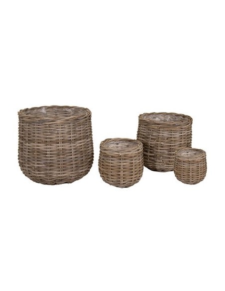 CESTO MIMBRE EVI CAULDRON NATURAL D25H23