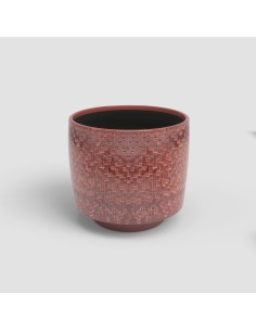 MACETA MINERVA 24CM VD ROJO