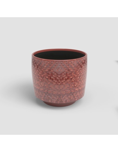MACETA MINERVA 24CM VD ROJO