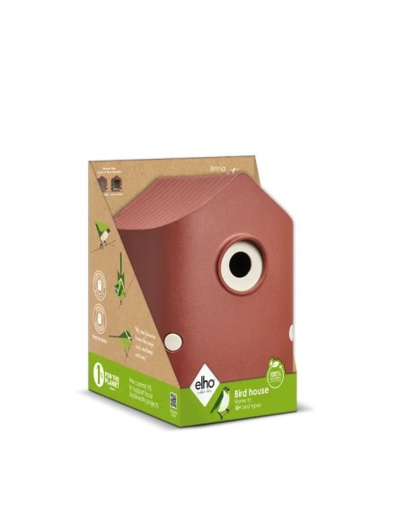 CASA DE PAJAROS COSY 18CM ROJO TOSCANA