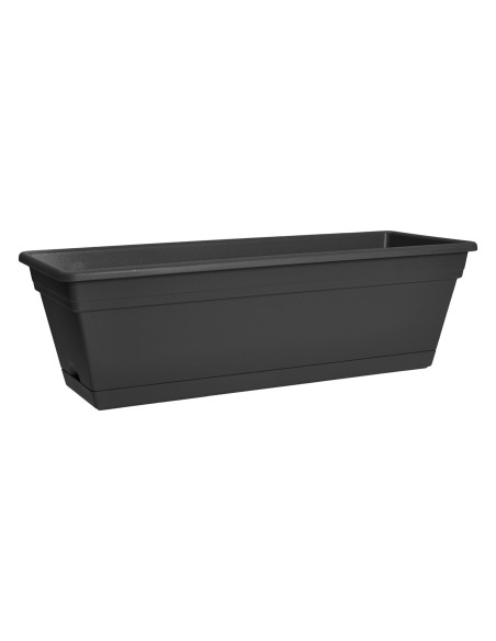 Jardinera Balcón 60 cm Antracita | Elegante y Resistente para tu Terraza o Patio | Endanea Garden