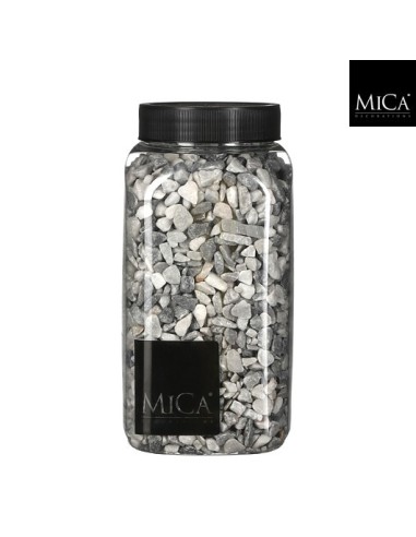 MARBLES GRIS 650 ML7.5X7.5X16CM