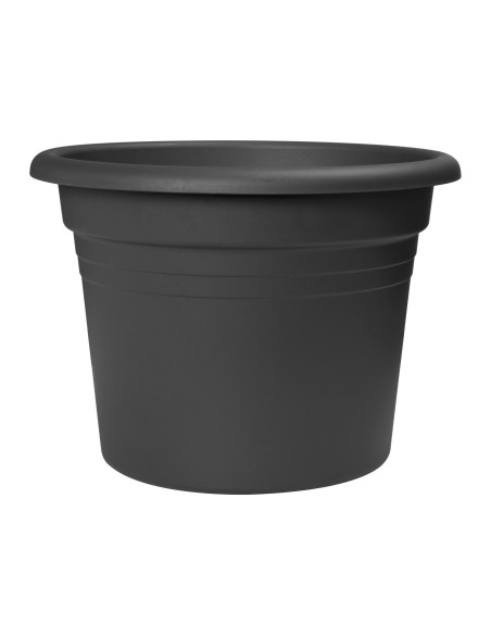 Macetero Cilindro 20cm Antracita | Maceta Moderna para Plantas Pequeñas y Medianamente | Endanea Garden

