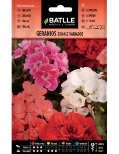 SEMILLA GERANIOS ZONALE