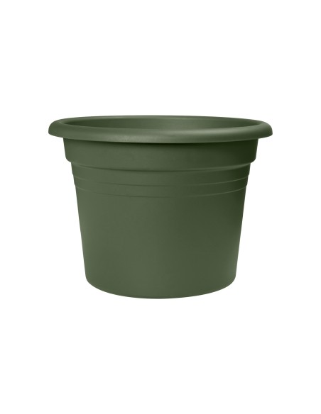 Macetero Cilindro 25cm Verde | Estilo Natural y Moderno para Tus Plantas | Endanea Garden