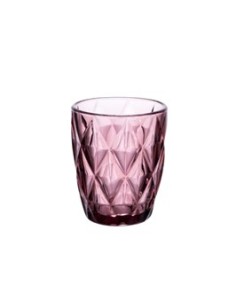 VASO CRISTAL B6 GOB BAS 240ML DIAMOND ROSE