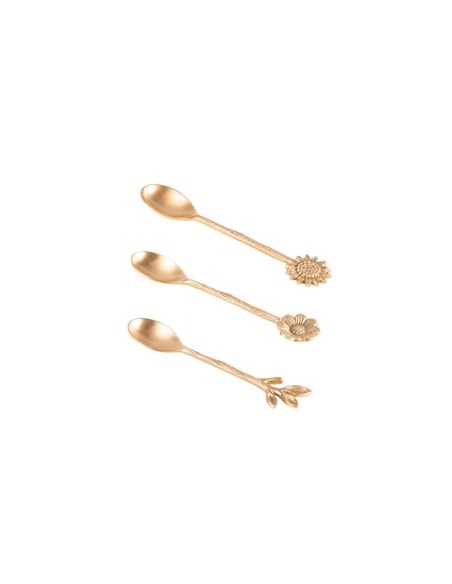 CUCHARAS POSTRE VEGETALE 3UD