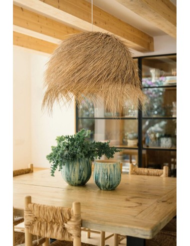 MACETA LIGNES 26X26CM VERDE