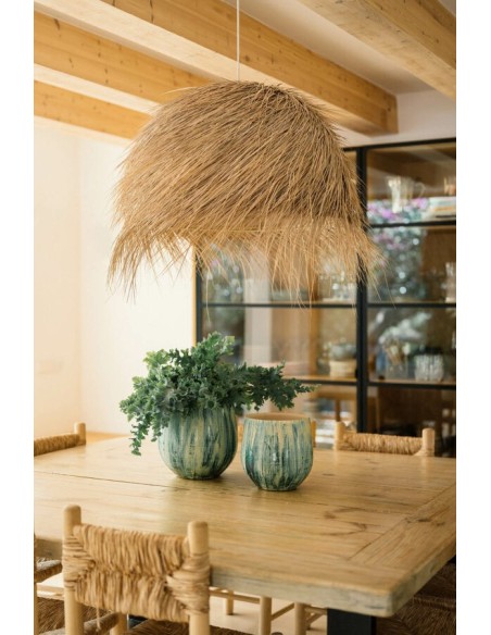 MACETA LIGNES 26X26CM VERDE