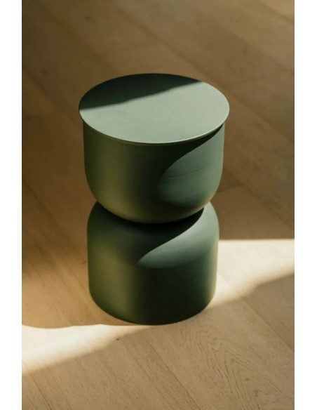 METAL STOOL 31X46CM VERDE