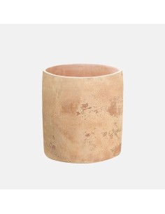 MACETA CILINDRO DELTA 40X38CM ANTIC TERRACOTTA