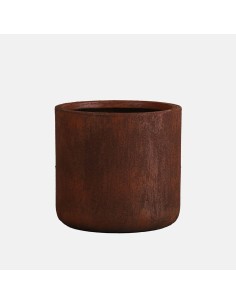 MACETA CAMPANA REMIS 42X41 CM CORTEN
